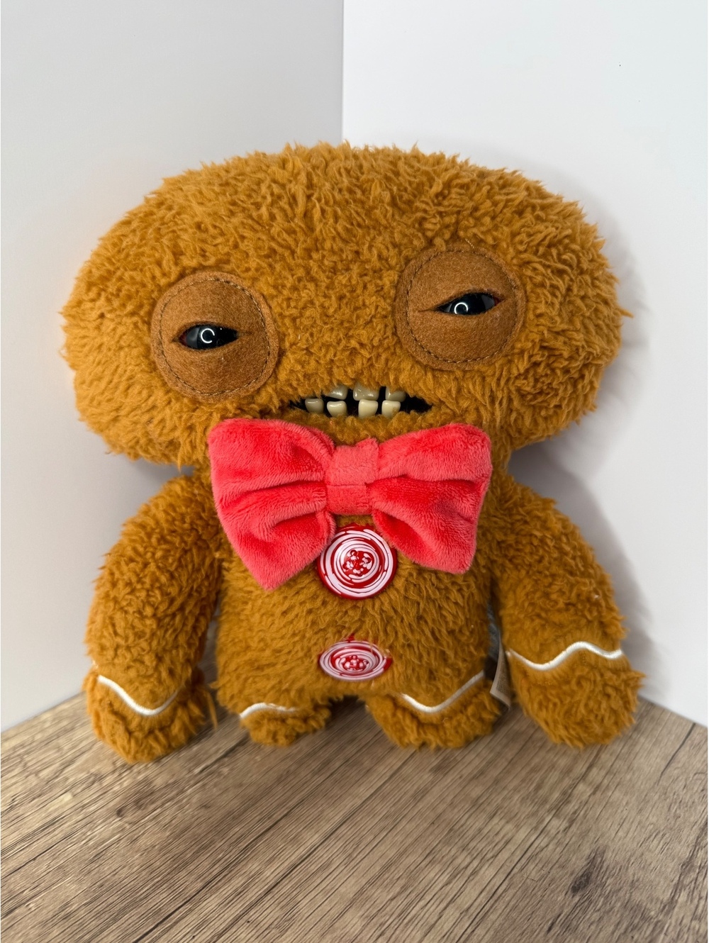 Fuggler Festive Fuggs Gingerbread 9" Plush Christmas Funny Ugly Monster